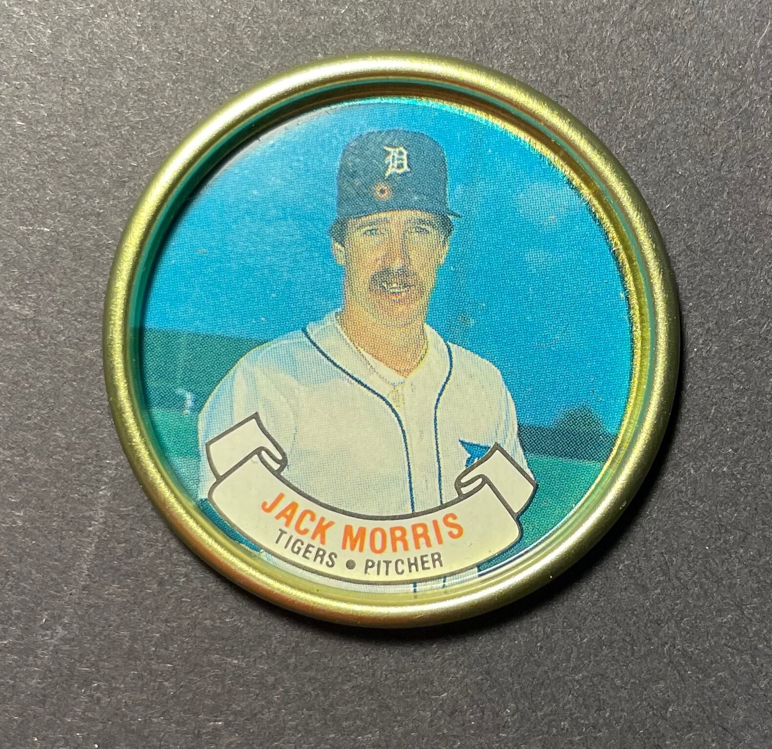 1987 Topps Jack Morris Tigers Pitcher Baseball Coin Toppers