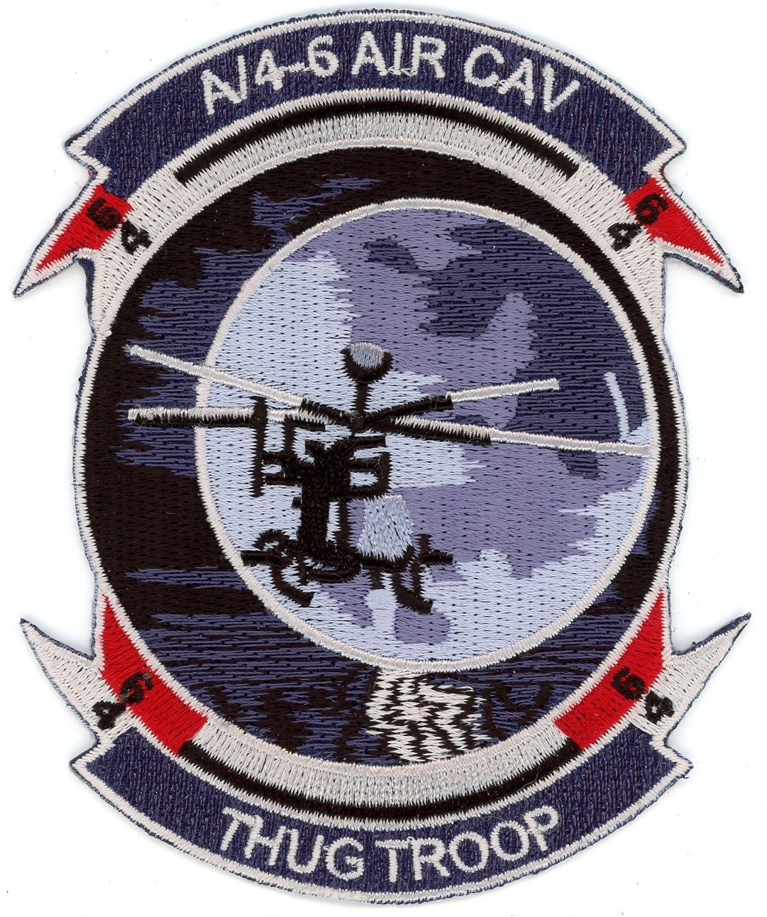 US Army Aviation Patch: A Troop 4th Squadron 6th Cavalry (AIRCAV)