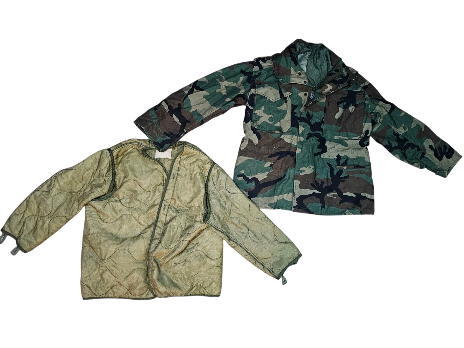 USGI M81/Woodland M65 Field Jacket And Liner Small XShort Authentic