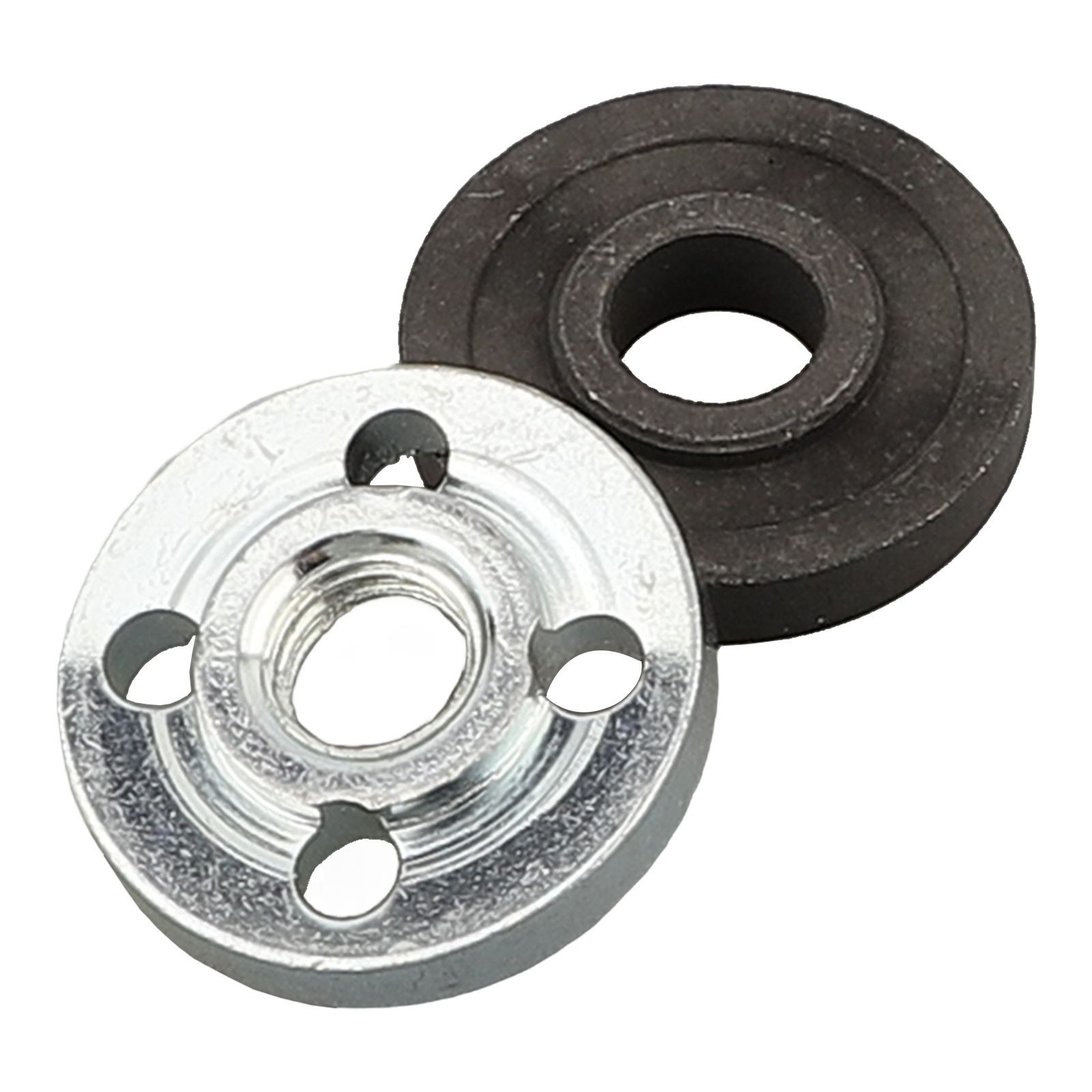 M10 Thread Angle Grinder Metal Pressure Plate Inner Outer Flange Nut Set Tools