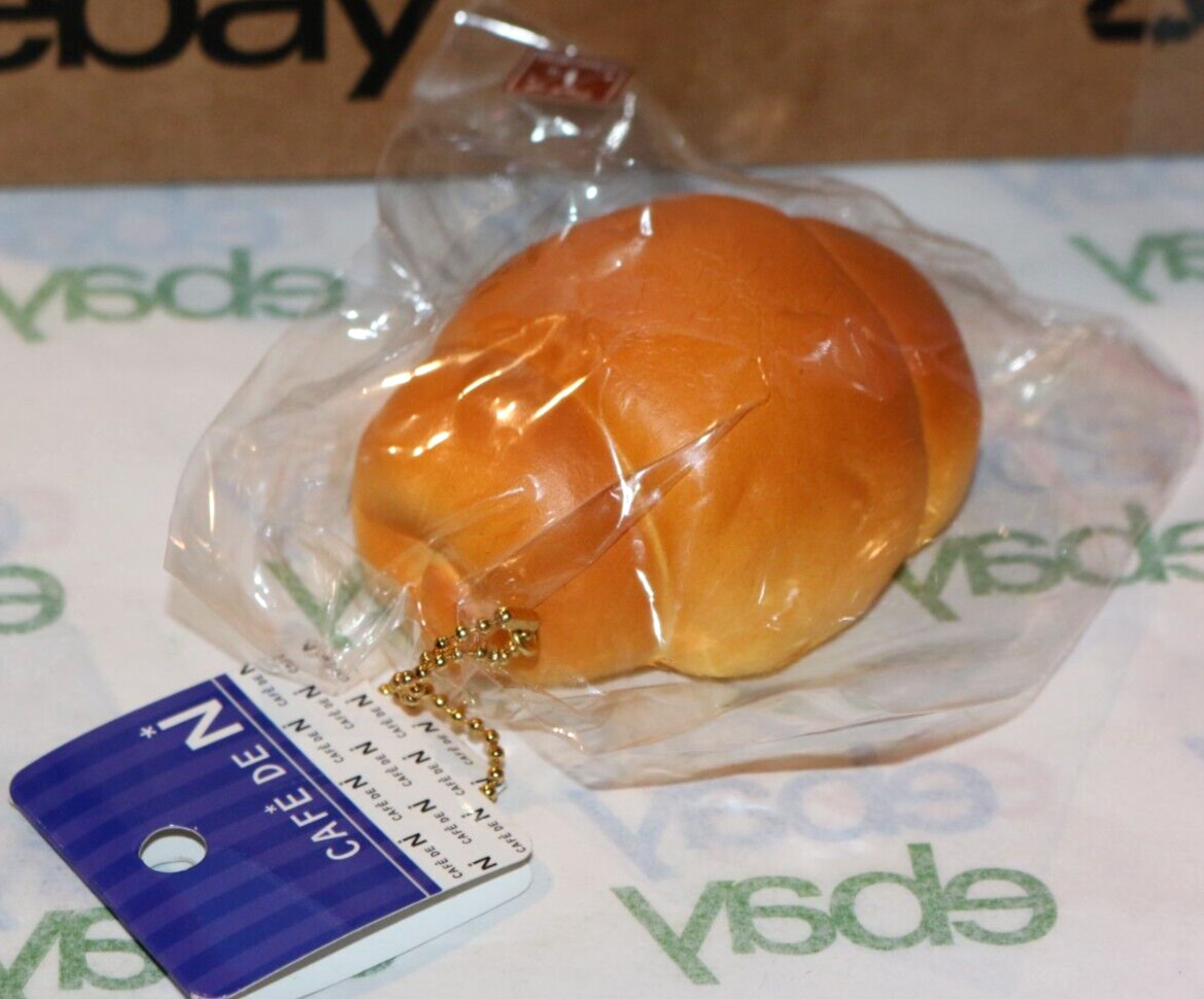 NEW CAFE DE N BREAD CRESCENT ROLL CROISSANT SQUISHY SQUISHIES