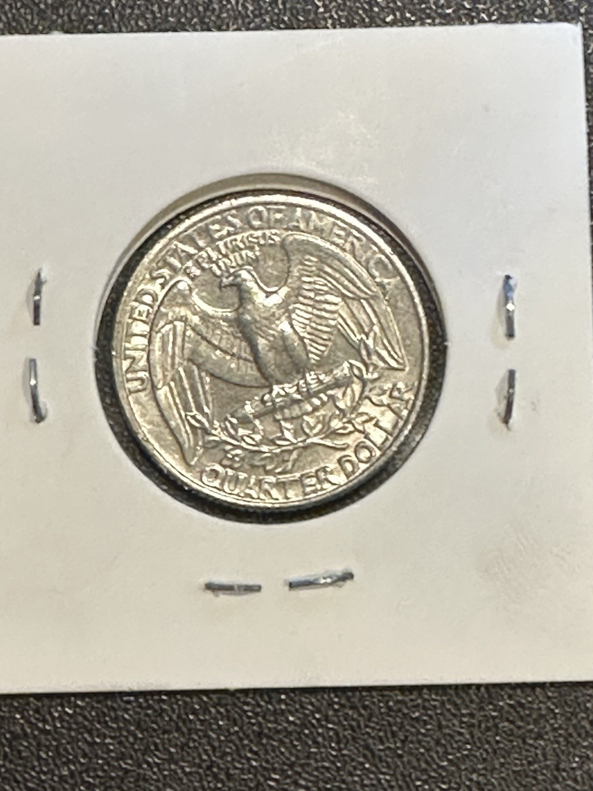 1980 Washington Quarter, double "America"