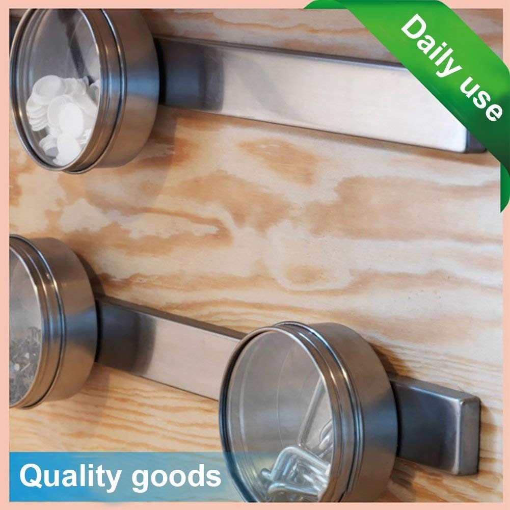Versatile 12 Pack Neodymium Magnets with Strong Adhesive for Crafts & Workspaces