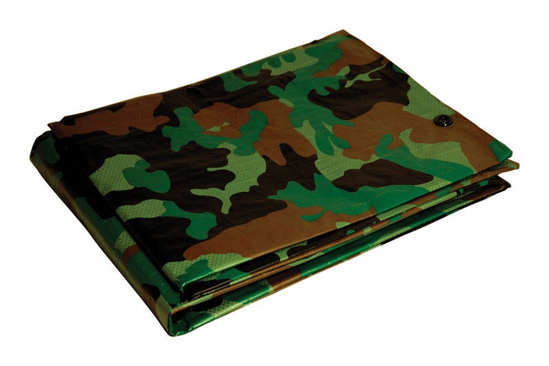 Foremost 41012 Polyethylene Camouflage Dry Top Reversible Tarp 10 L x 12 W ft.