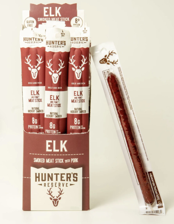 Hunter’s Reserve ELK .9oz Trail Sticks 24 Pack MEAT STICK