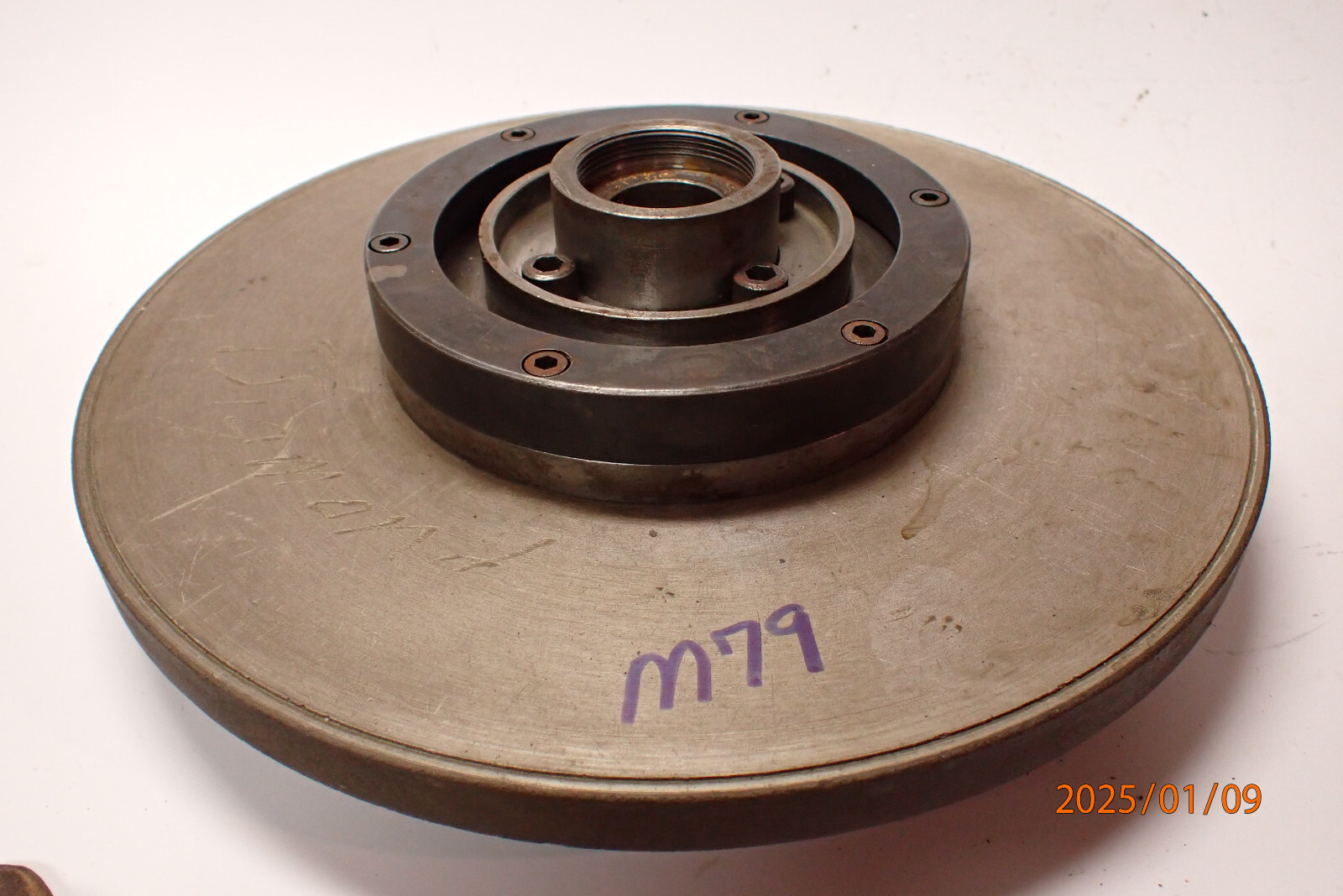 LOT M79  CYLINDRICAL O.D. GRINDER GRINDING WHEEL  HUB WITH WHEEL