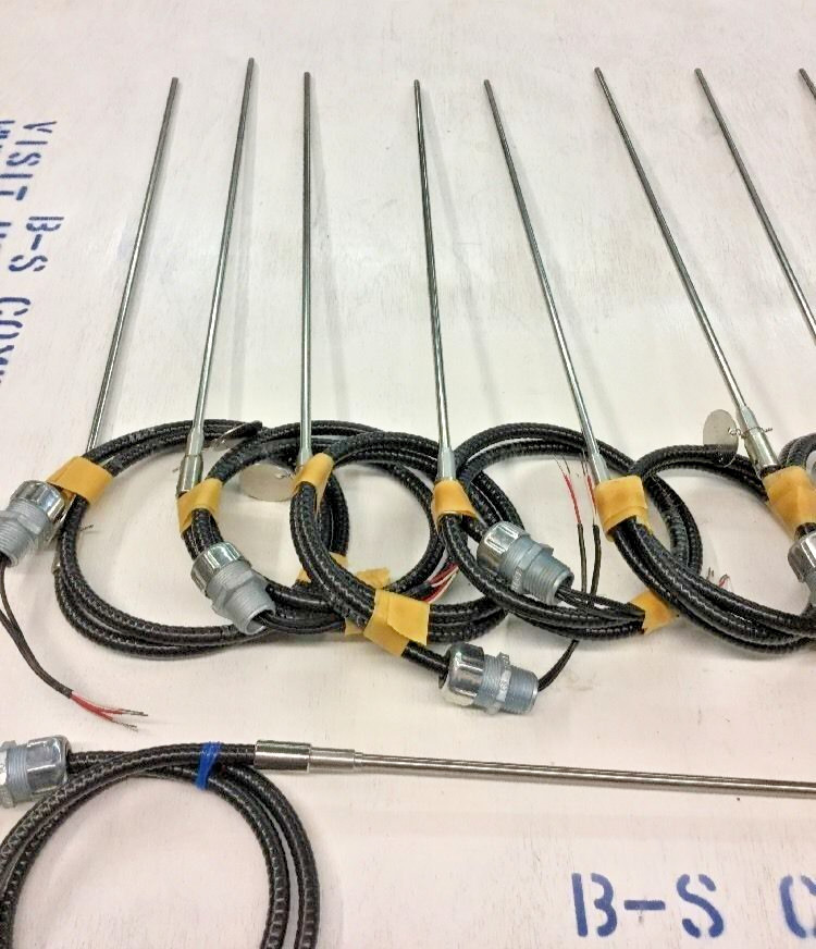 Temperature Sensor Probes 18" Long with Wiring & Connectors