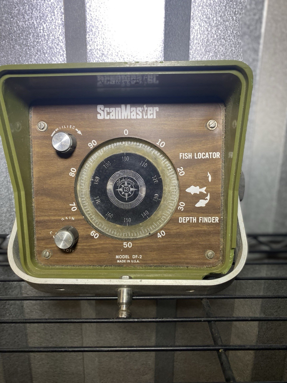 Vintage Shakespeare Scan master Fish Locator Depth Finder parts or repair?