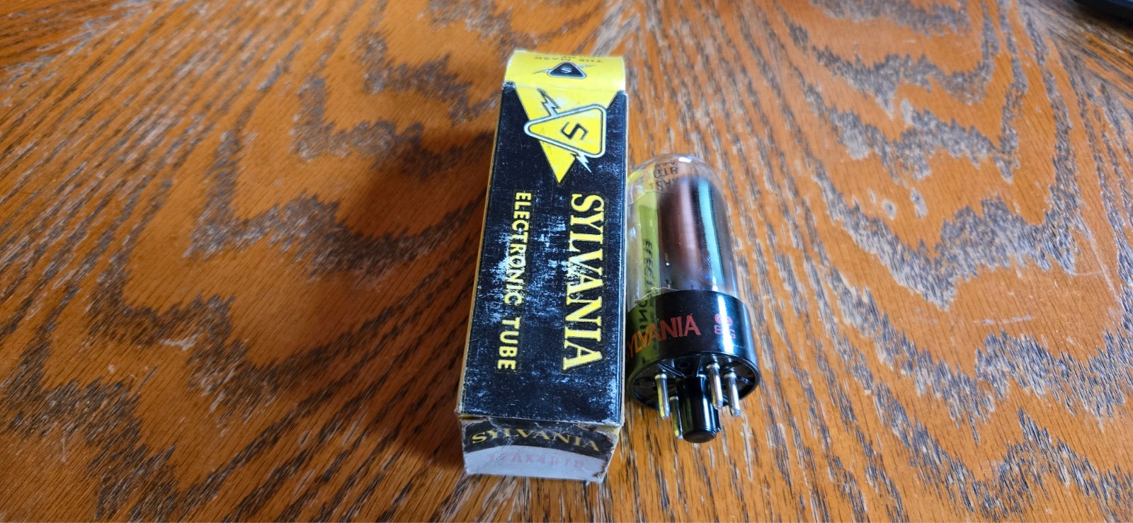 Sylvania NOS 12AX4GTA / GTB Vaccum Tube Tested