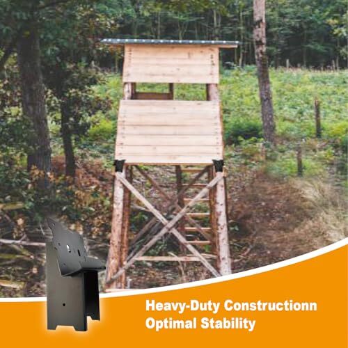 Angle Bracket Outdoor Compound Elevator Bracket For Deer Stand Hunting Blind 4x4