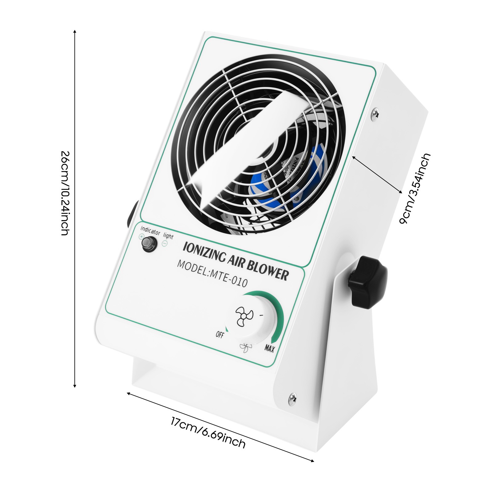 Anti Static Ionizing Fan 110V 25W Metal Copper Blower for Electronics Workshop