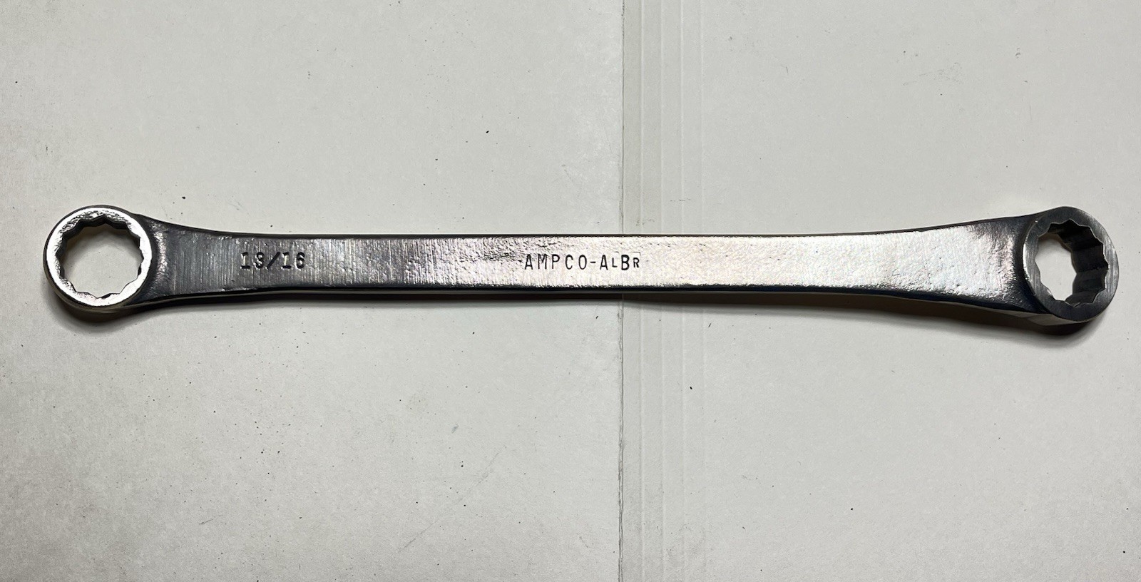 Ampco A L B R Non Sparking Box End Wrench 13/16-7/8" Used