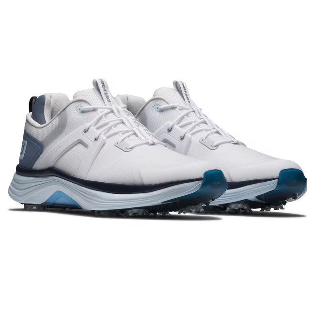 FootJoy HyperFlex Men Golf Shoe - Authentic (US Size: 11-11.5, White/Slate)
