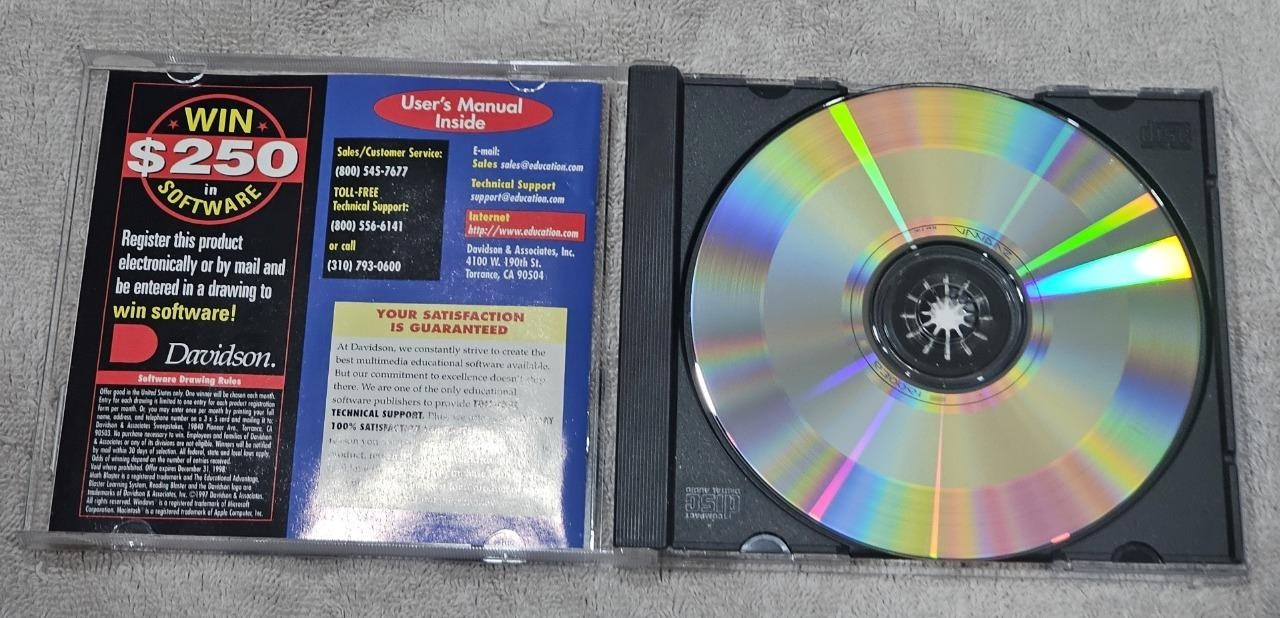 Math Blaster (4-6yrs) - Educational Game, Learning System PC MAC CD-ROM