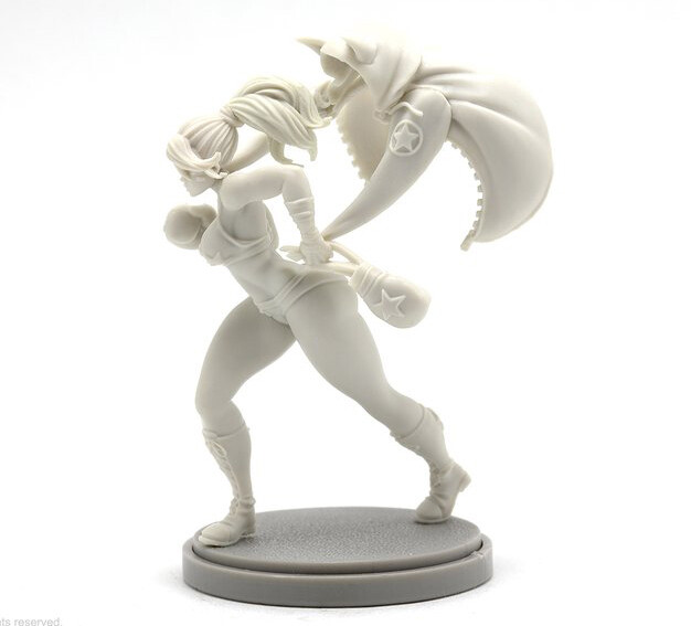 ██ 30mm Resin Kingdom Death female Boxer Unpainted Unassembled WH374