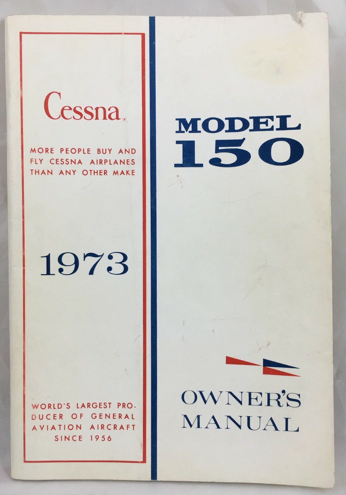 Vintage 1973 Cessna Model 150 Owner's Manual airplane aircraft