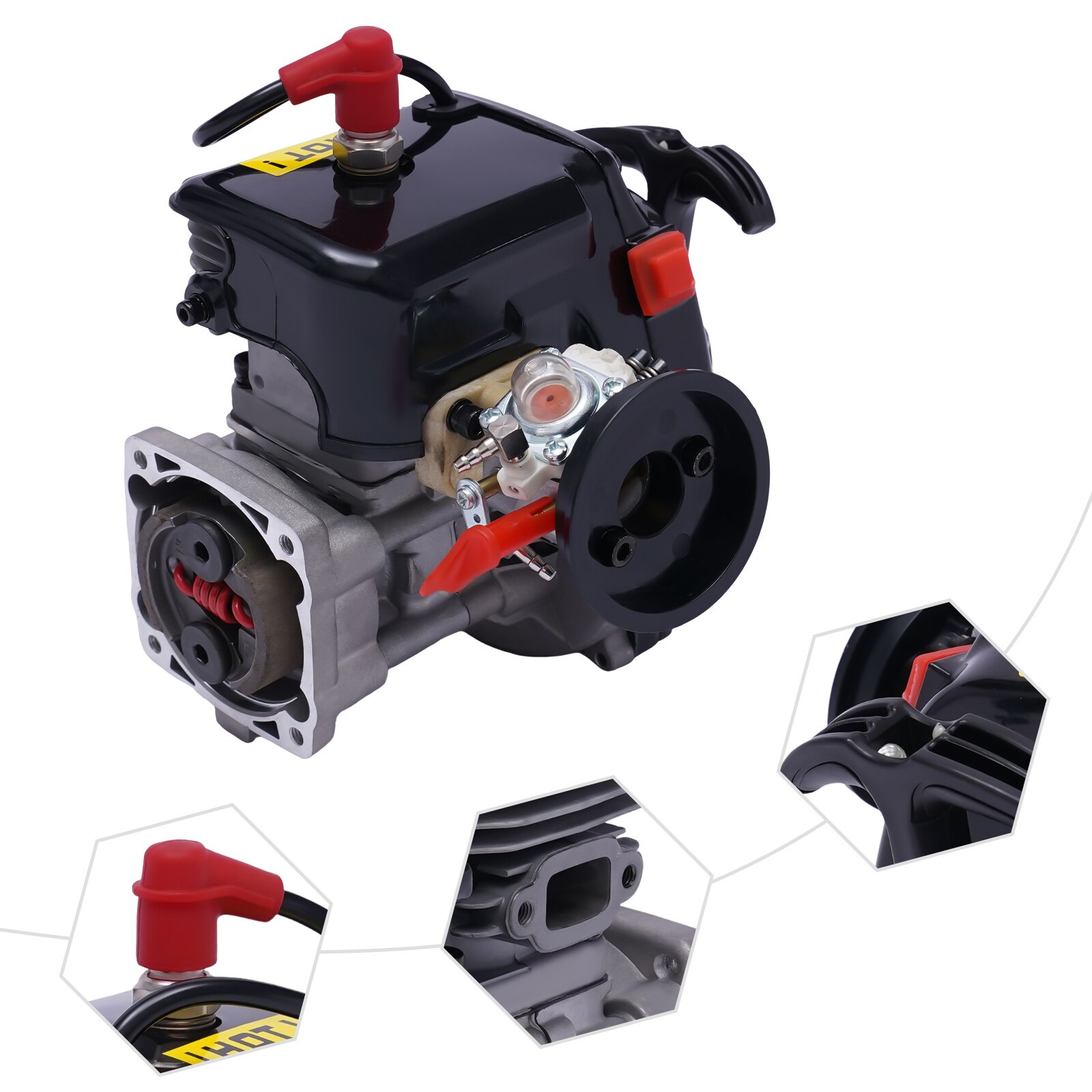 1/5 Scale Rc Car 32cc 4 Bolts Gas Engine For Rovan Hpi Baja 5T 5B King Motor