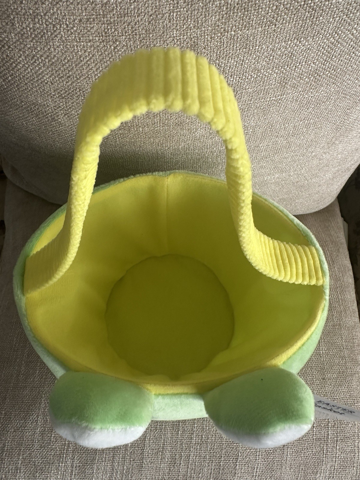 Plush Frog Basket