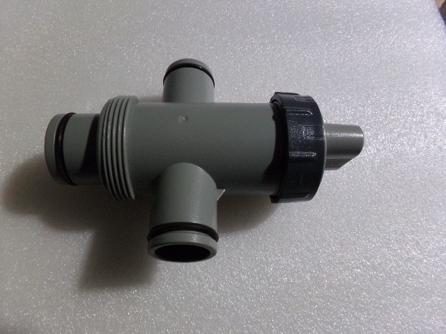 SPLIT ON OFF PLUNGER VALVE SWIMMING POOL FILTER PUMP REPLACEMENT POOLS 3 SIDES