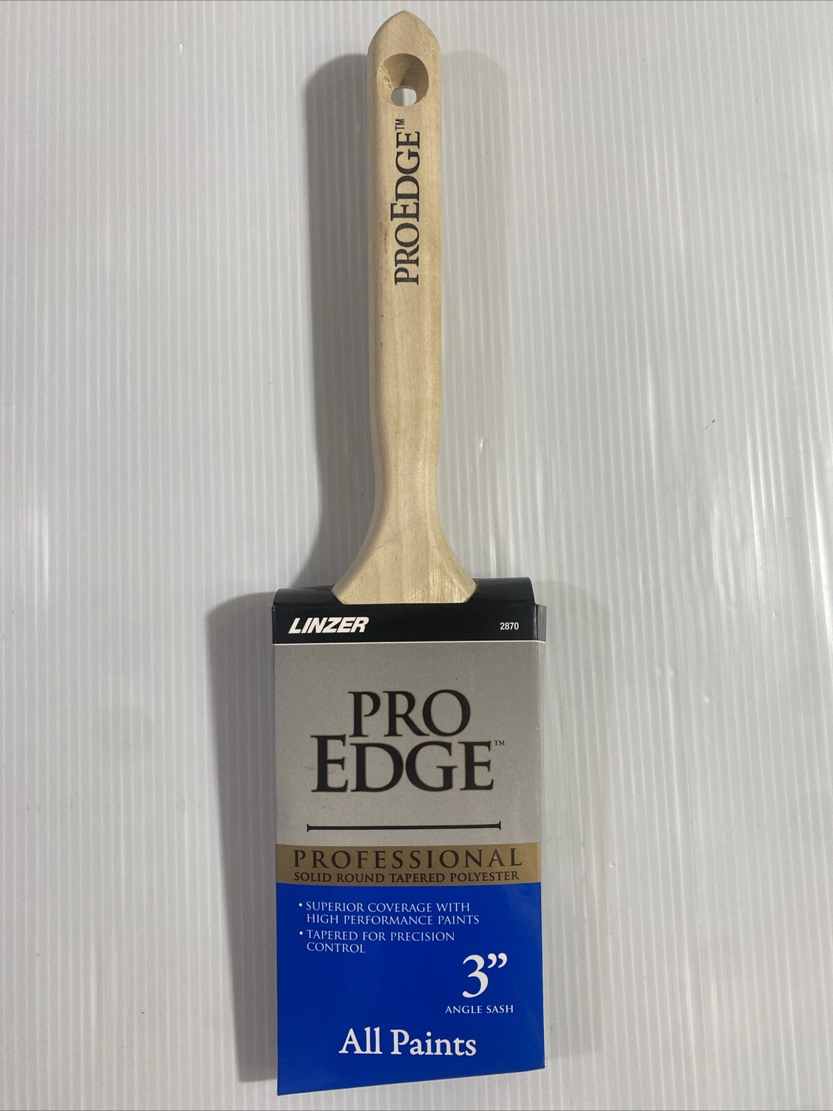 Linzer 2870 PIC 0300 Poly/Nylon Blend Contractor Angled Sash Paint Brush 3 in.
