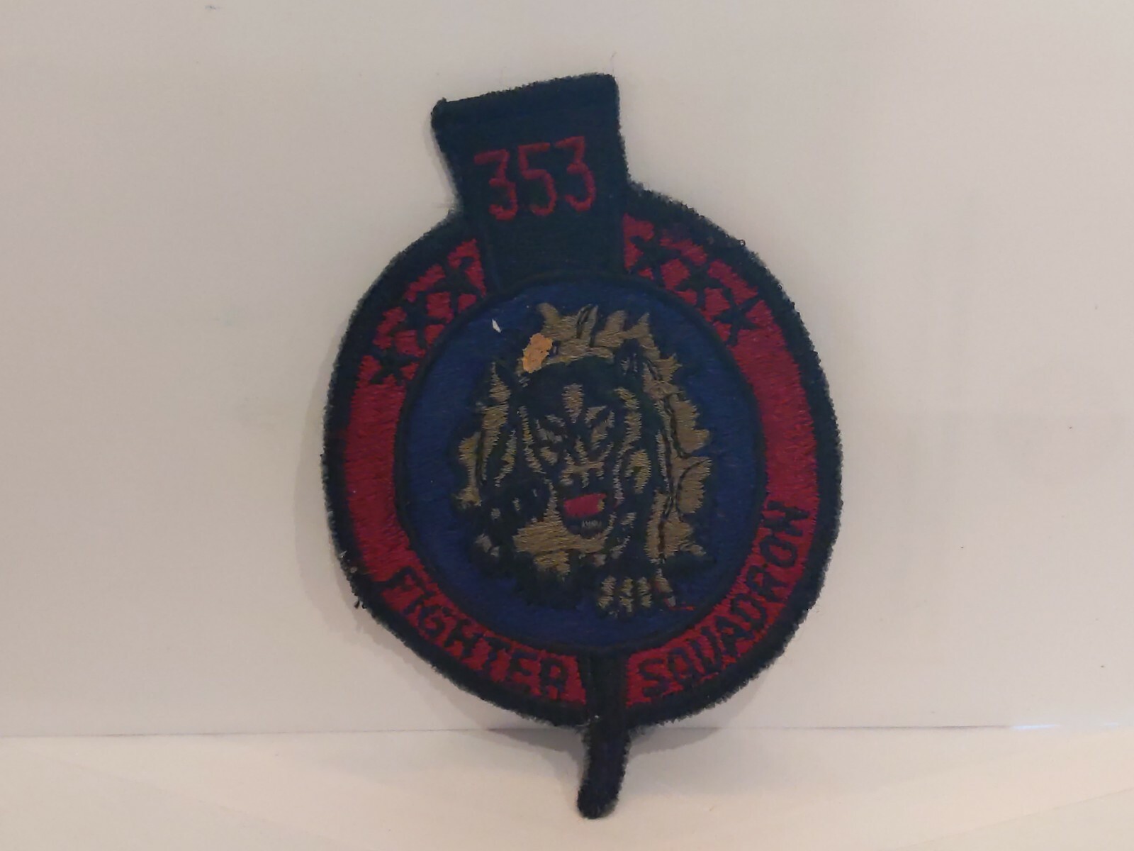 USAF 353th Tactical Fighter Squadron A-10 Patch 4 x 2 3/4 inches