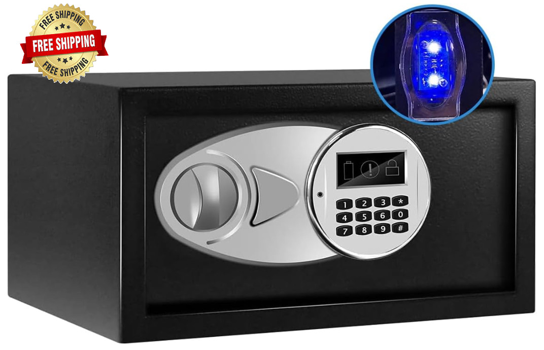 Caja Fuerte Grandes Cajas Fuertes Digitales De Seguridad Contra Fuego Dinero NEW