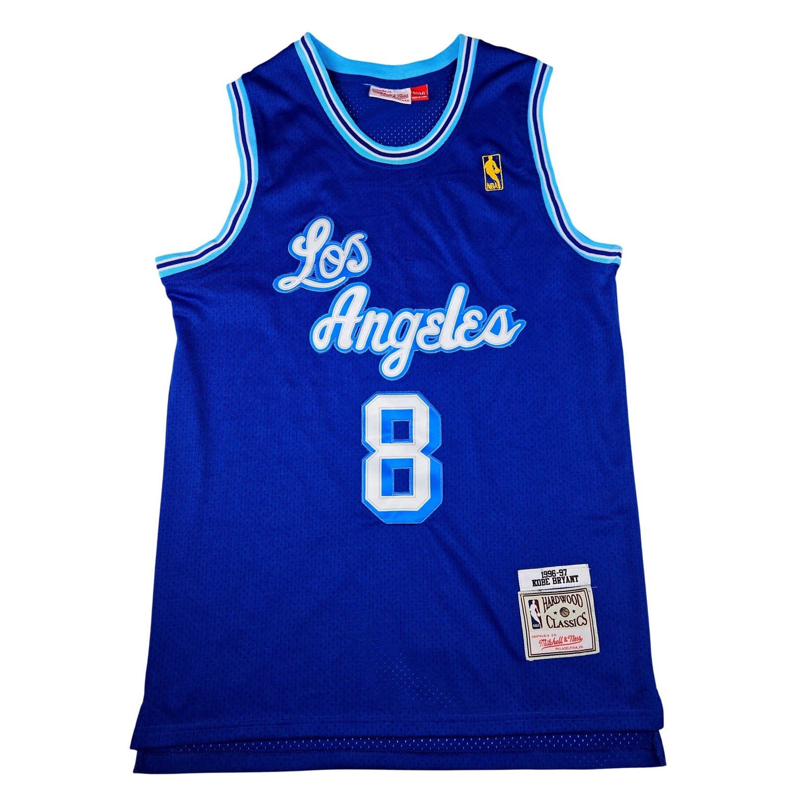 Mitchell & Ness Kobe Bryant 1996-97 Lakers Blue Jersey Mens Medium 40 NBA 8