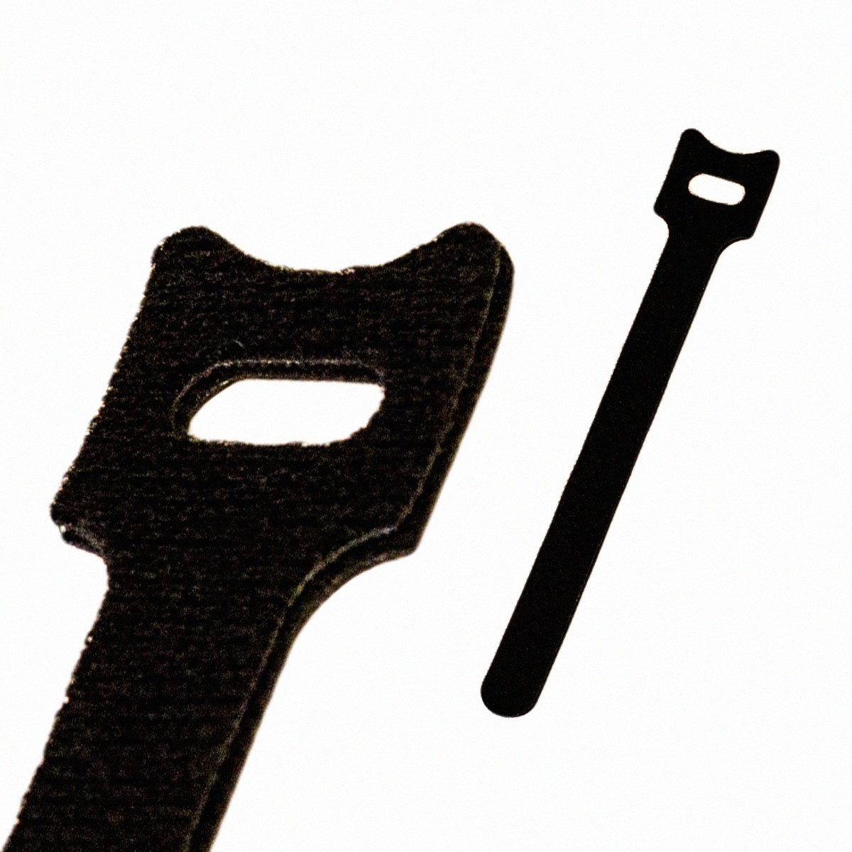 6 Inch Hook and Loop Reusable Strap Cable Cord Wire Ties 100 Pack Black