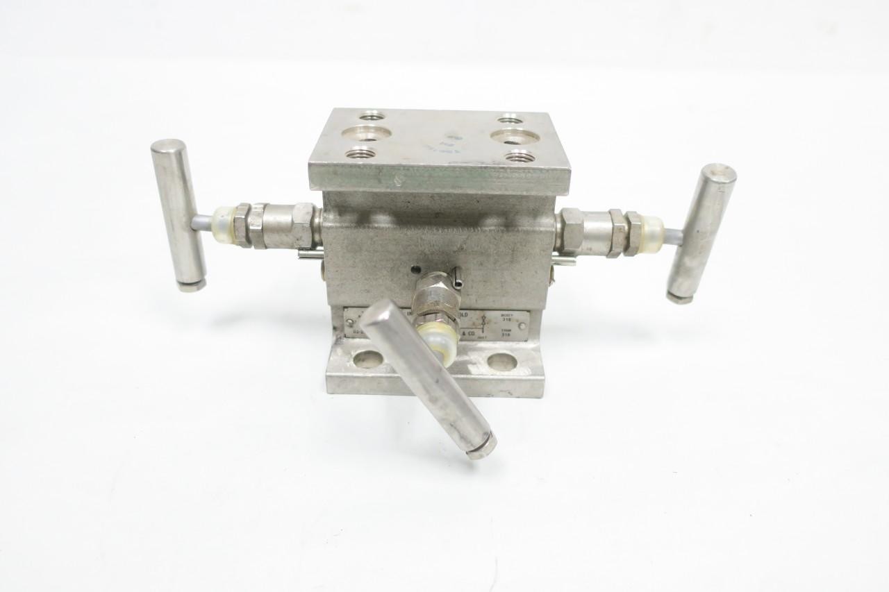 Anderson Greenwood M4AVS 02-2565-541 Stainless Instrument Manifold 6000psi