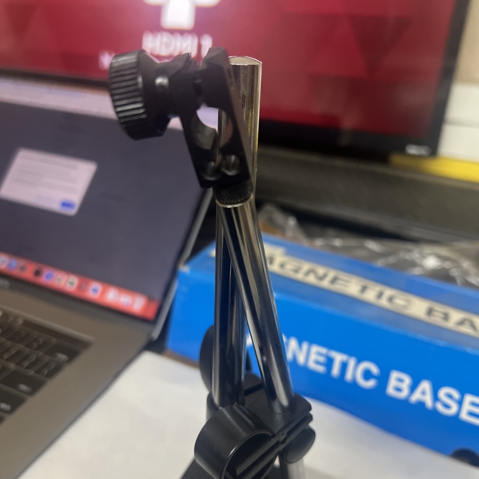 Magnetic Base with fine adjustment for dial indicator