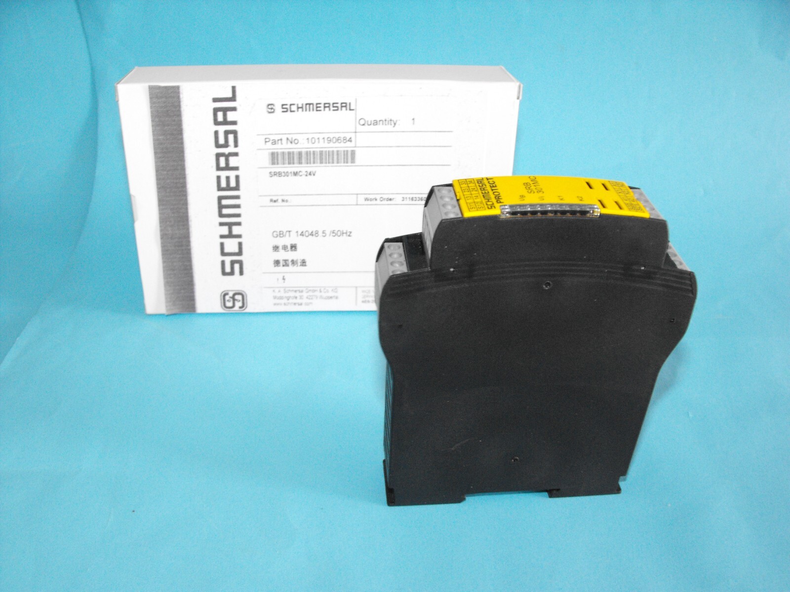 SCHMERSAL SRB301MC-24V.safety relay.SRB 301MC.USED