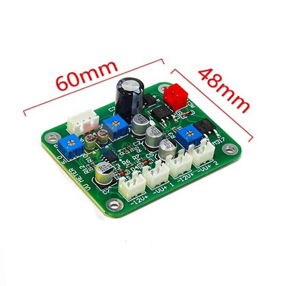 2x VU Meter DB Panel Sound Level Display & Driver Board for DIY Amplifier New