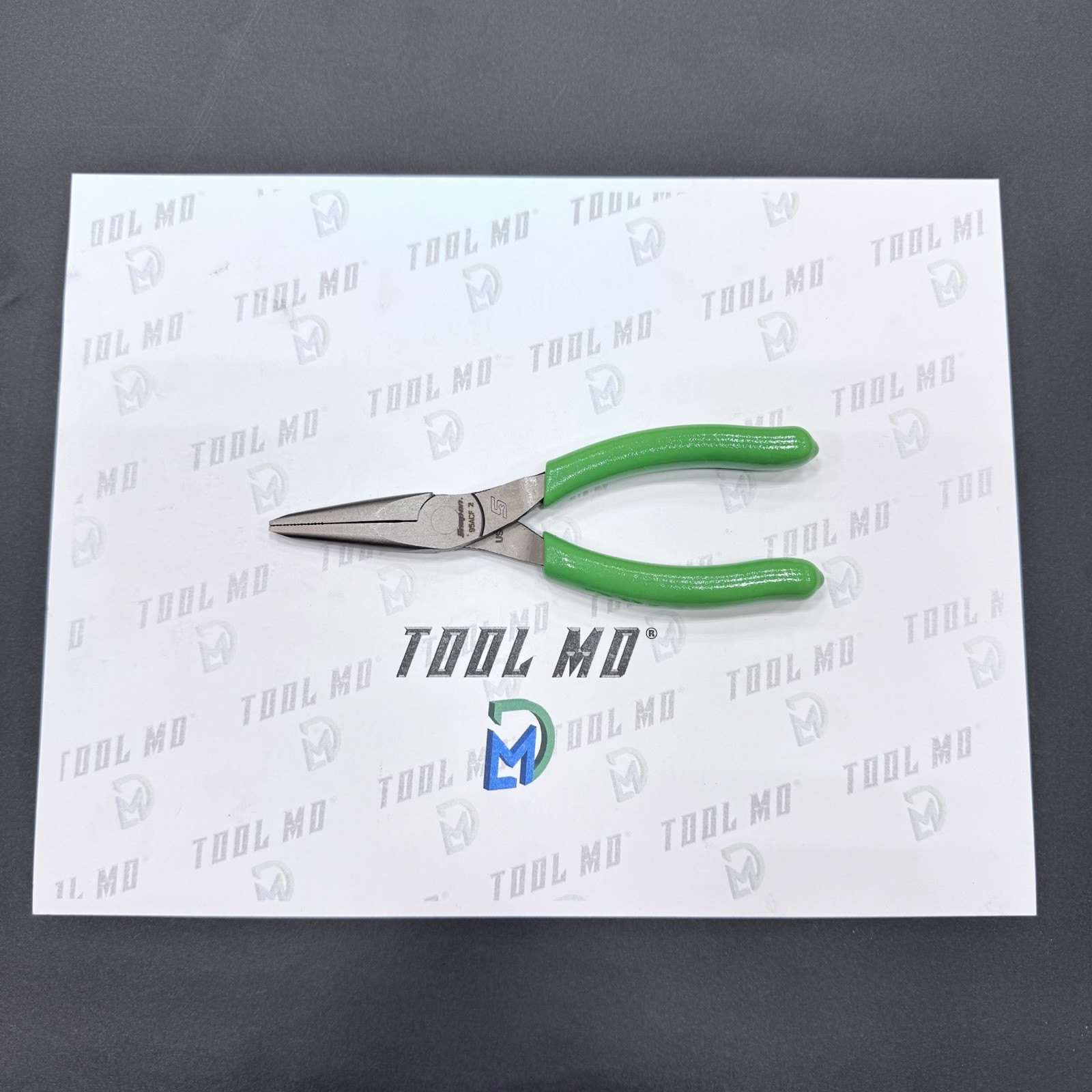 Snap-on Tools USA NEW GREEN 6" Soft Grip Talon Grip Needle Nose Pliers 95ACFG