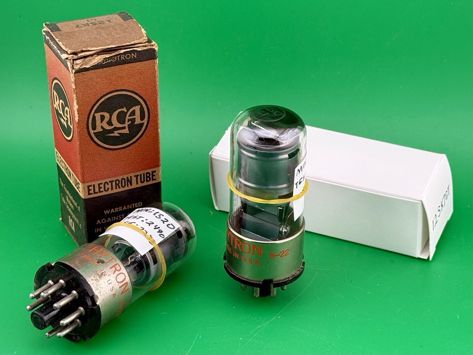 12SK7GT HYTRON VACUUM TUBE ~ Tested Strong ~ 1 Pc ~ 12SK7 12SK7-GT