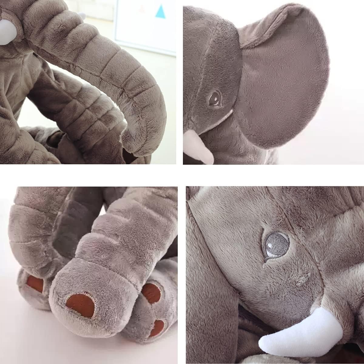 Giant Elephant Stuffed Animals Oversized 24 Inch Large Stuffed Elephant Pillo...