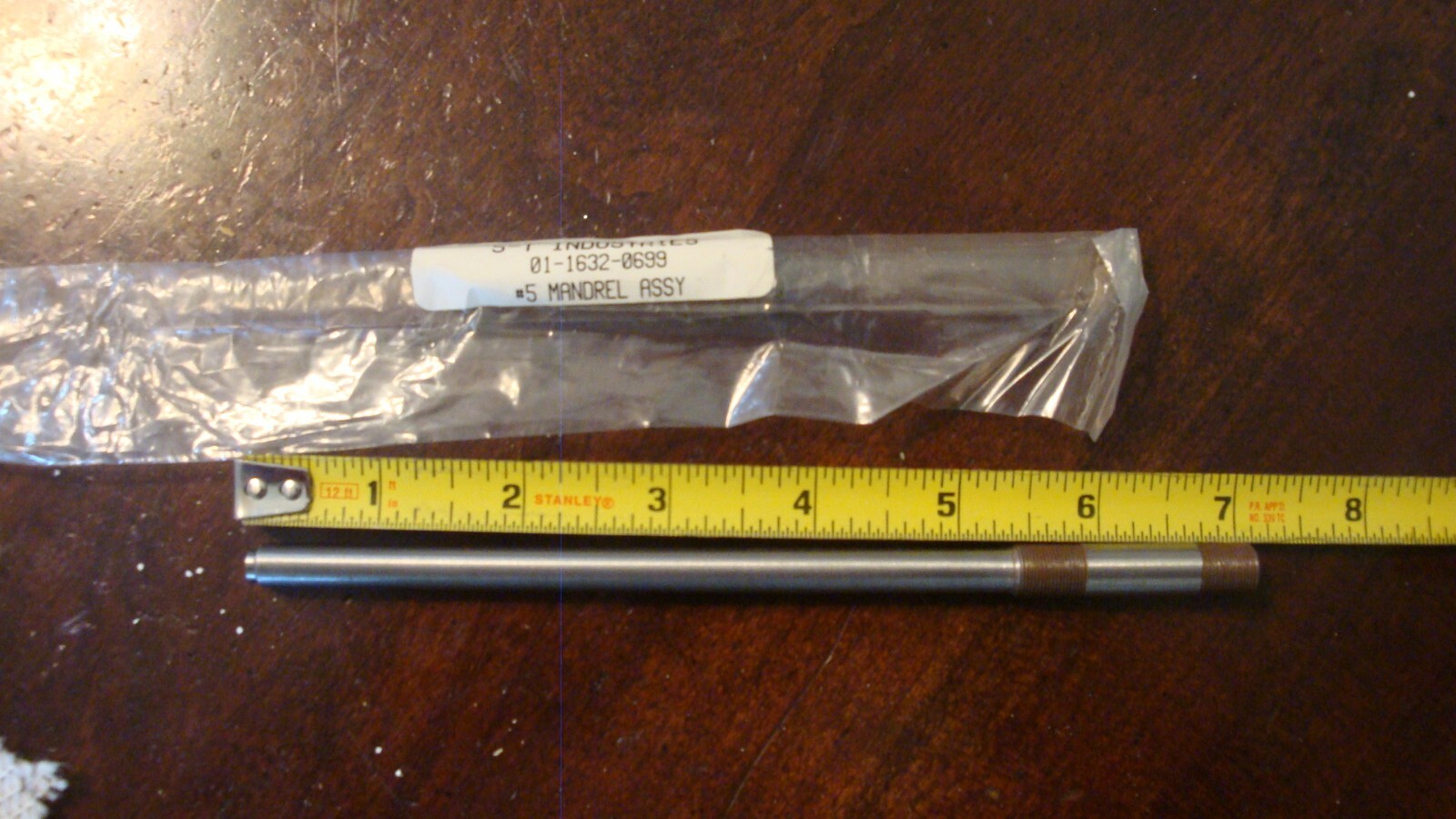 S-T Industries outside Micrometer #5 Mandrel Assy 7" long *Replacement Part* kit
