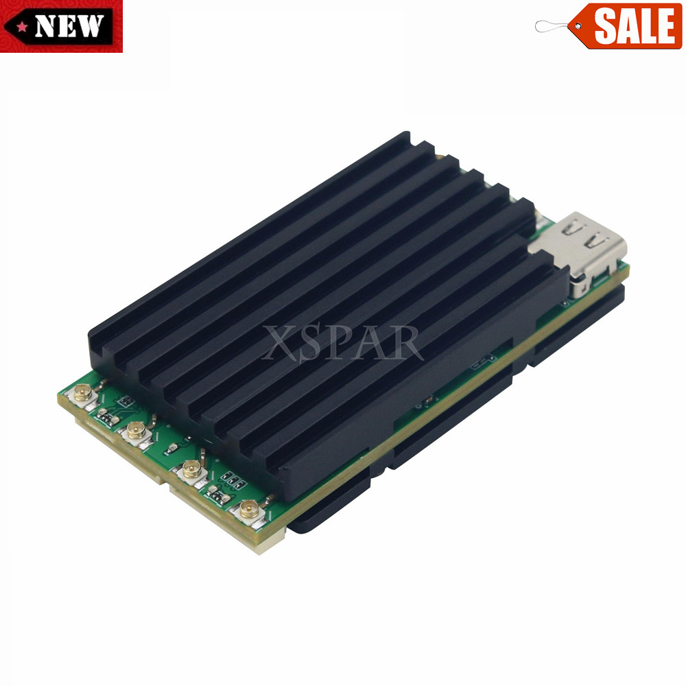 HamGeek TinyB210 Software Defined Radio Board SDR with Metal Shell Heat Sink