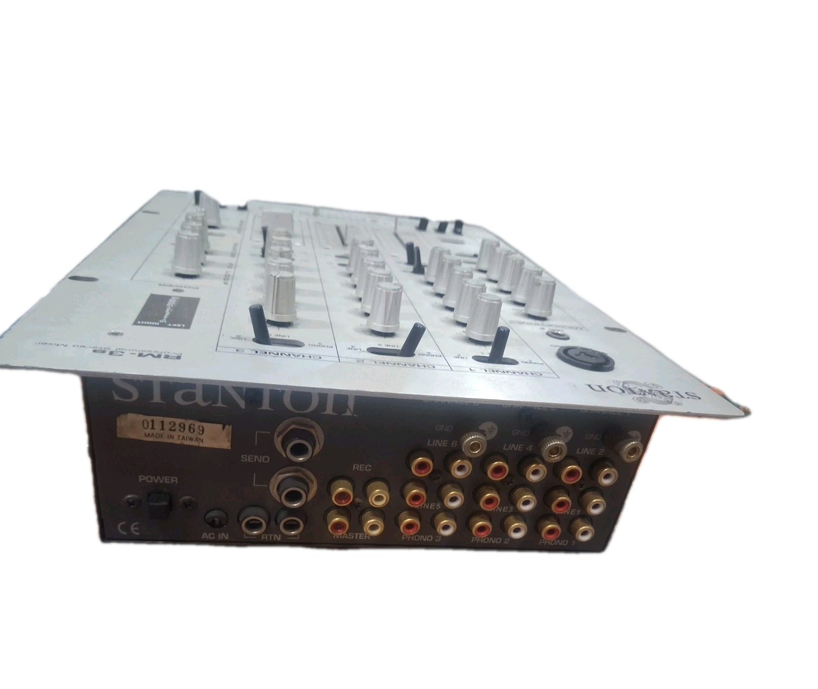 Stanton RM-THREE 3S-Channel Analog DJ Mixer, FX Loop, Rack Mountable
