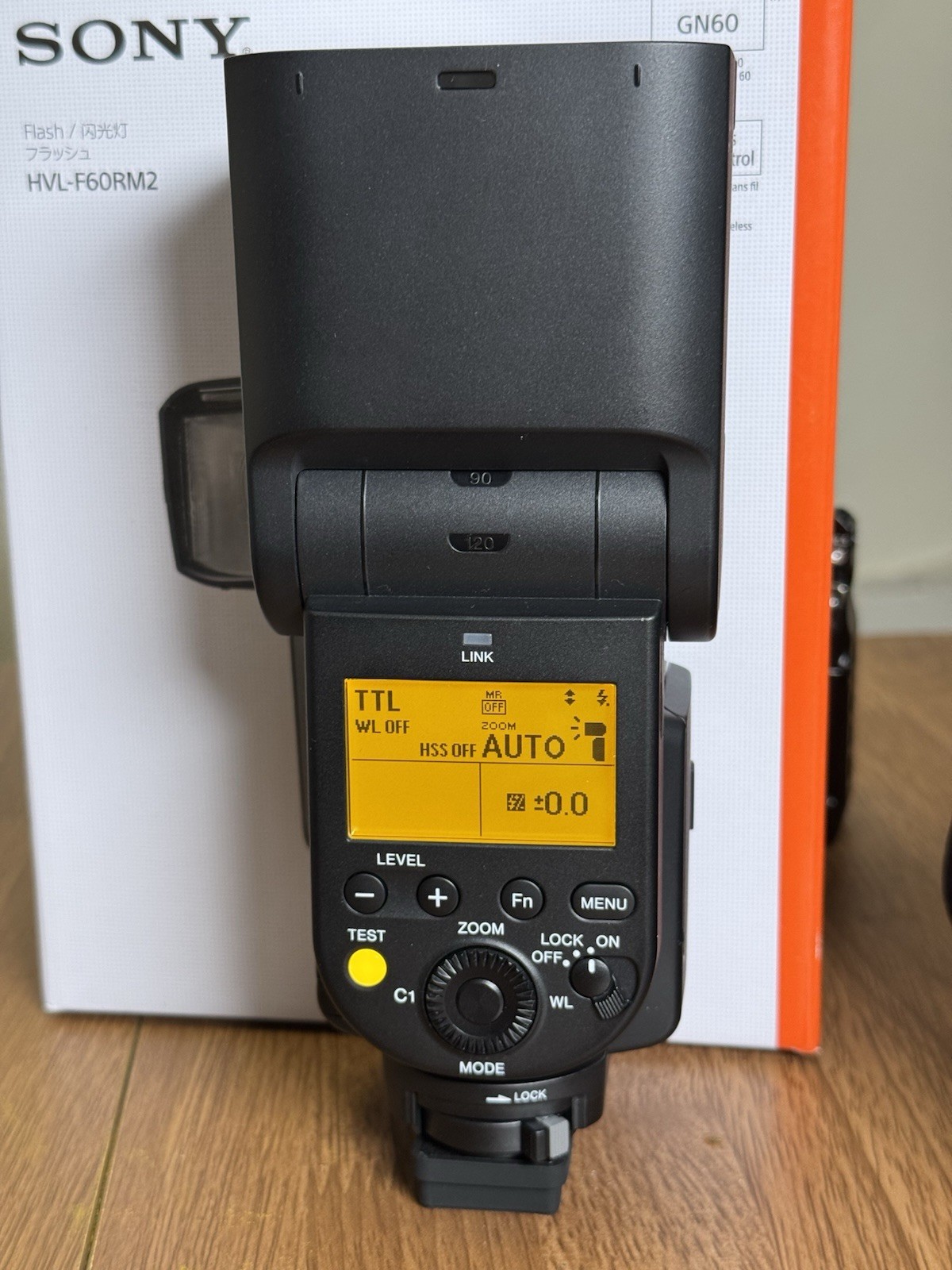 Sony HVL-F60RM2 GN60 Wireless Radio Flash