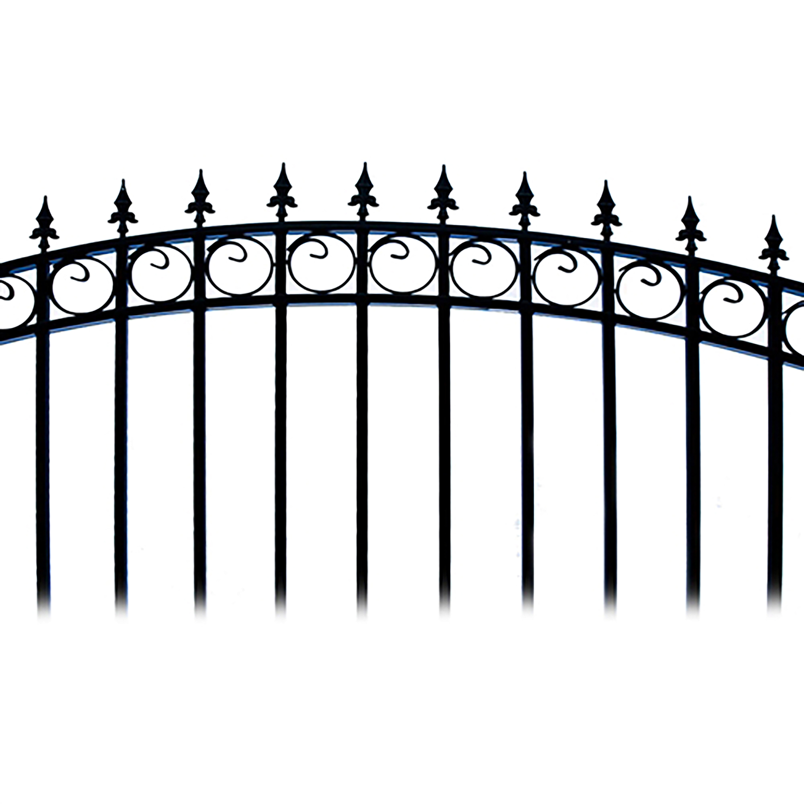 ALEKO London Style Ornamental Steel Single Sliding 14' Driveway Gate