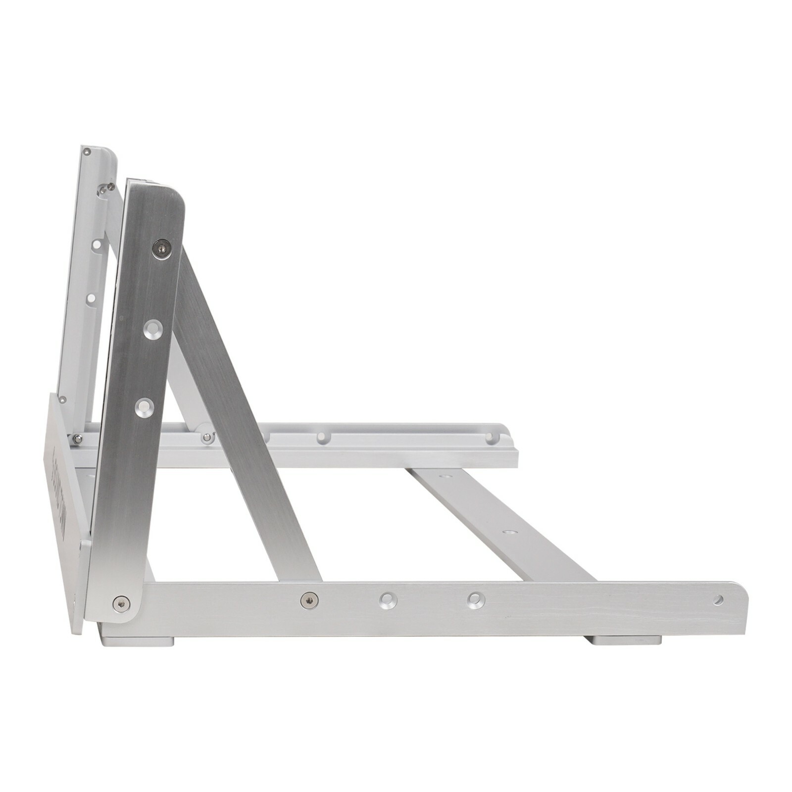Sound Town 4U Aluminum 2-Post Desktop Open-Frame Rack, Angle Adjustable 2PF-4A