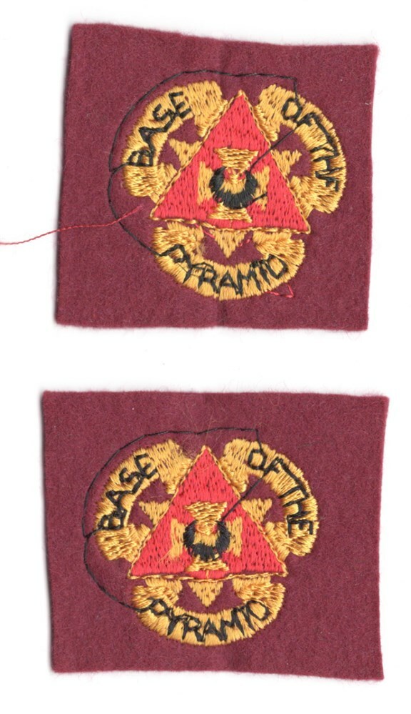 Army Cloth DI: 87th Support Battalion, pair - felt