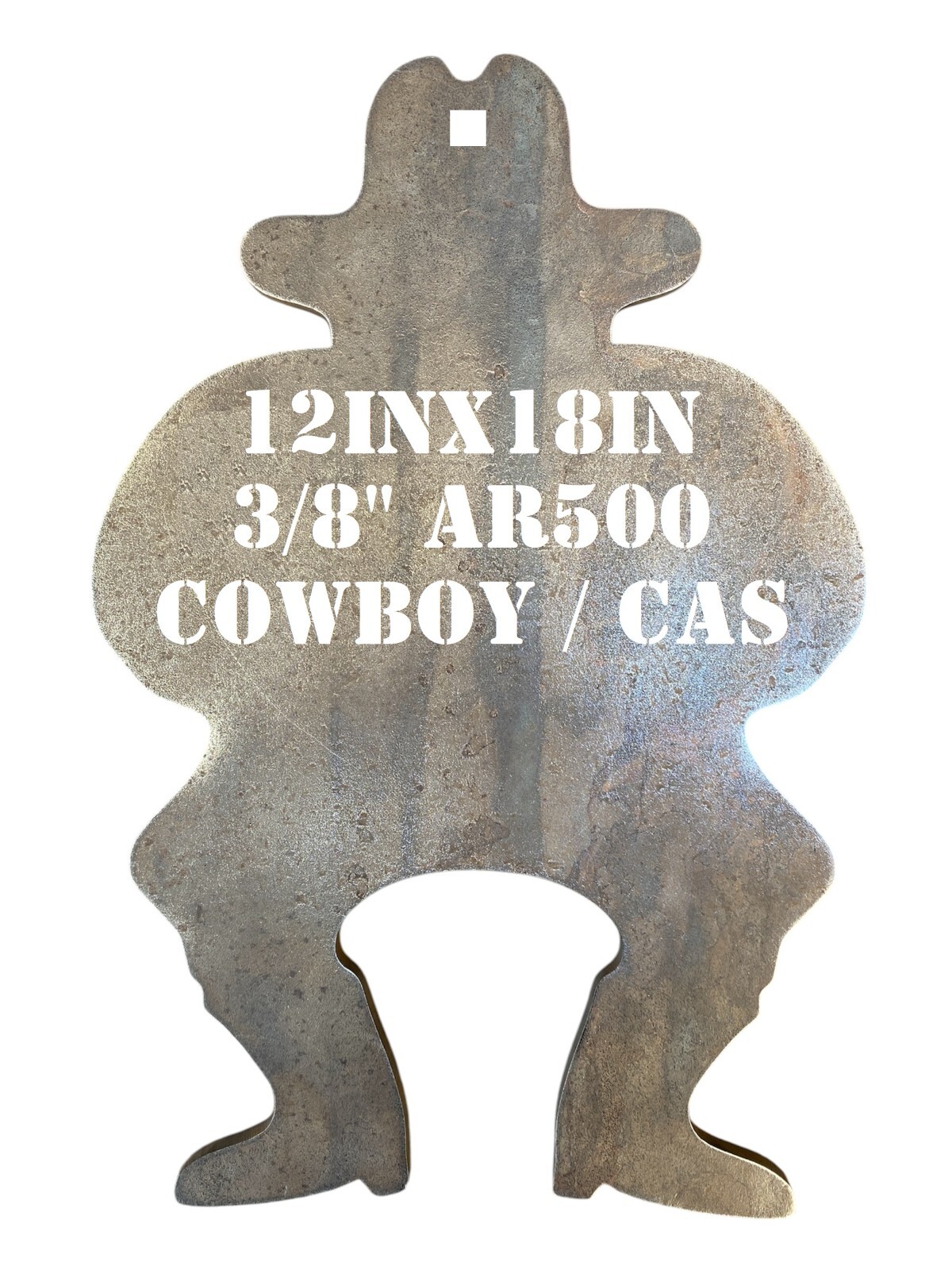 12" x 18" x 3/8" AR500 Cowboy Action Silhouette CAS Steel Shooting Metal Target