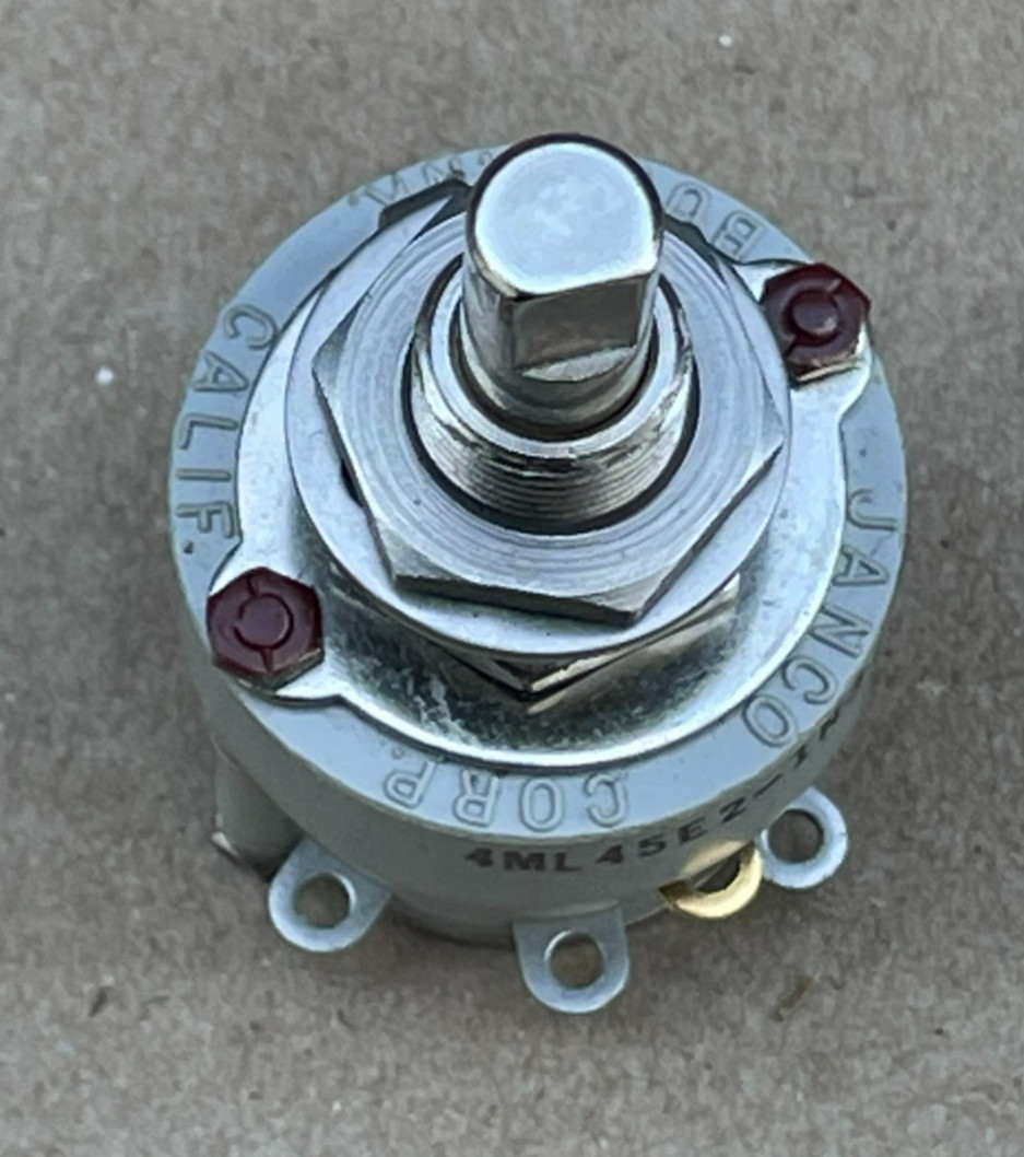 JANCO SR04E45C3HPC Rotary Switch 2Amp 115Vac