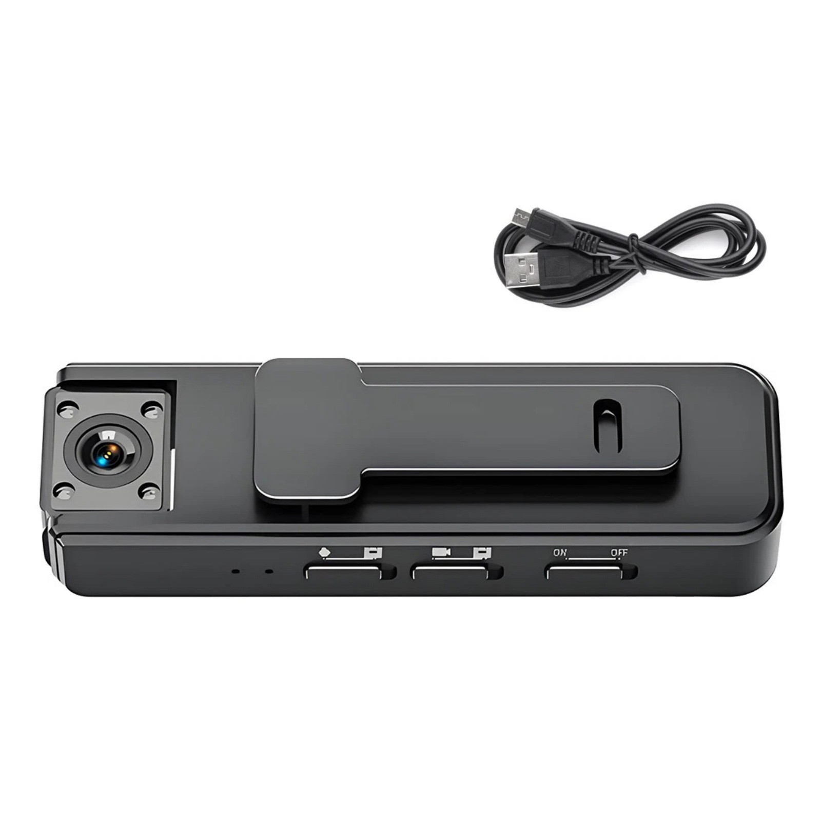 Portable Mini Body Cam 1080P HD Audio Video Recorder Night Vision 4 IR LEDs