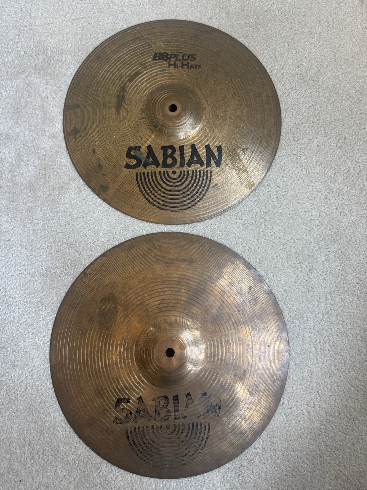 Sabian 14” B8 Plus Hi Hat Cymbals