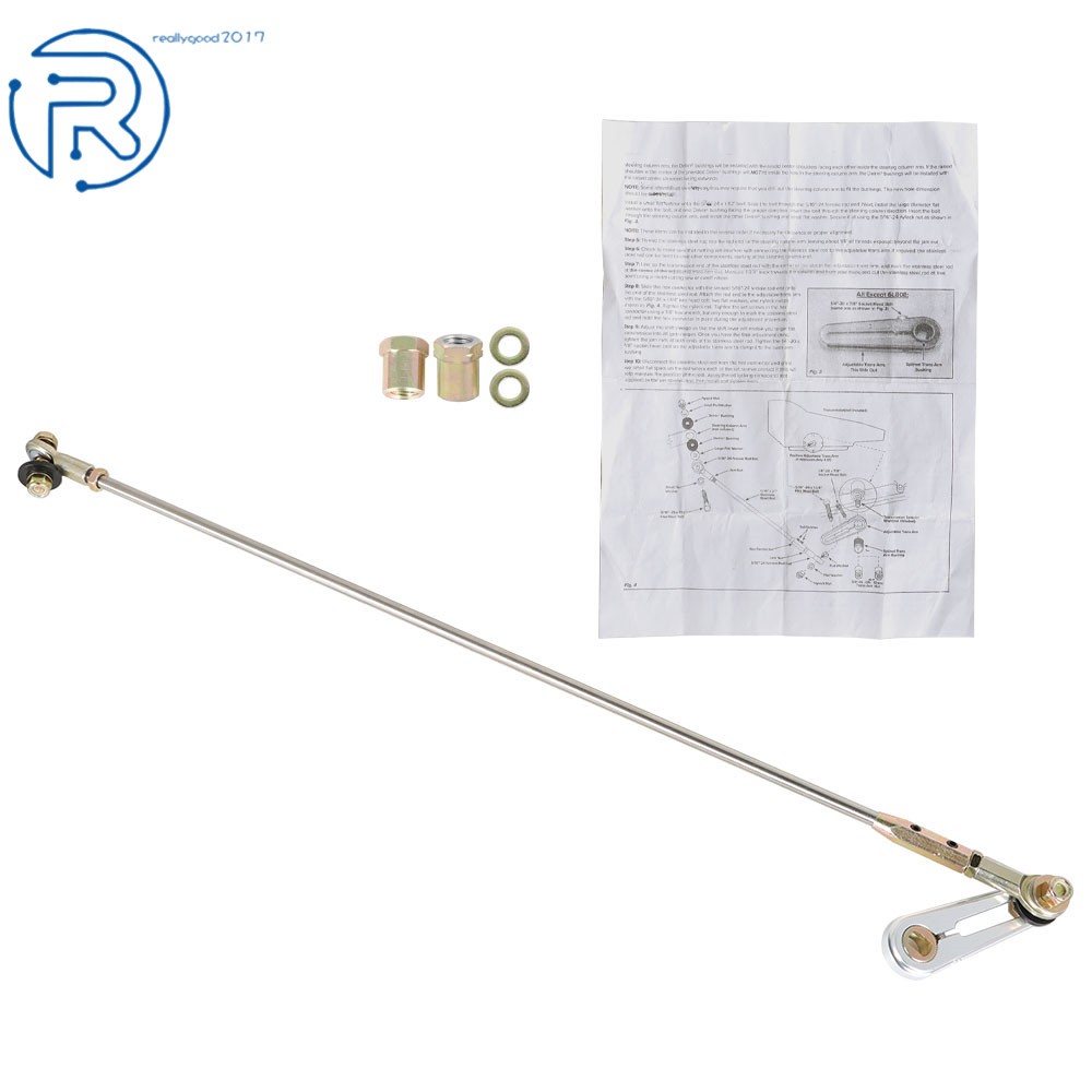 Adjustable Column Shift Linkage Kit For Chevrolet GM 350 700R4 4L60E 4L80E LS