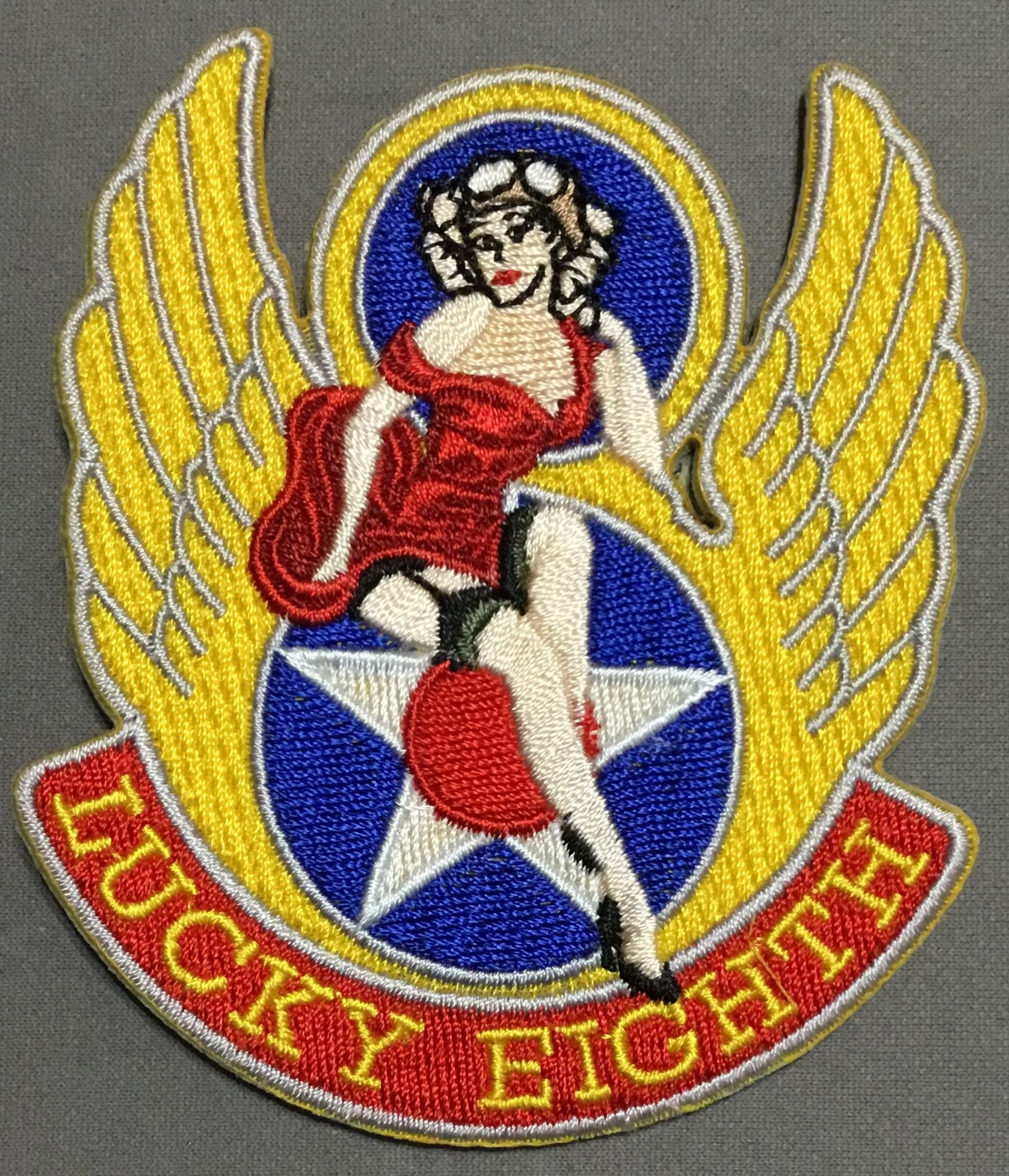 Lucky Eighth "Nose Art" Patch