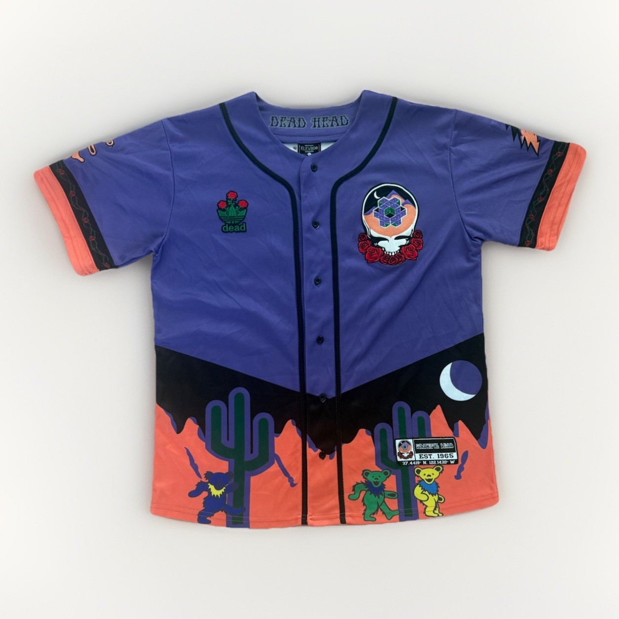 Grateful Dead Jersey ELEV808 Designs Size L