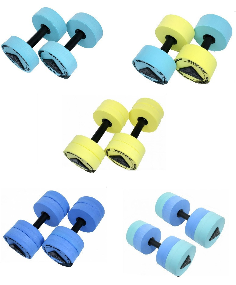 Water Gear RESISTANCE BELLS Pool Workout Dumbbell Fitness Swim Exercies AQUAFIT